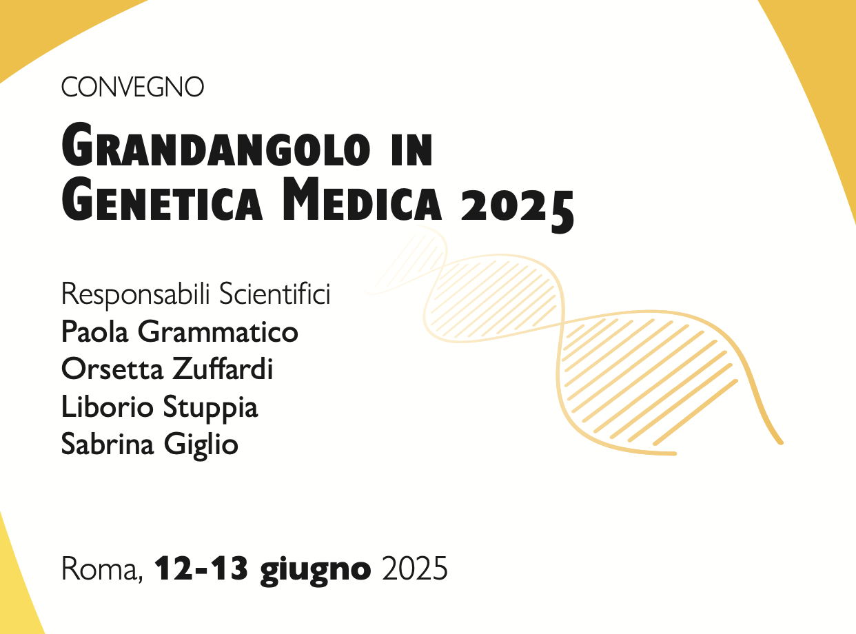 Grandangolo in Genetica Medica 2025